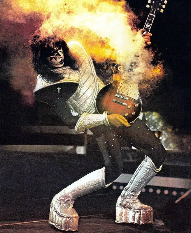 Ace Frehley band photograph