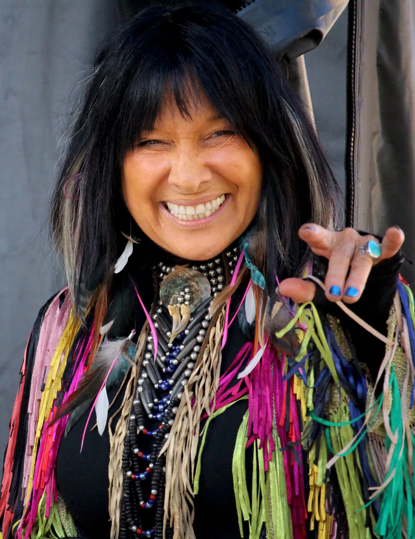 Buffy Sainte-Marie band photograph