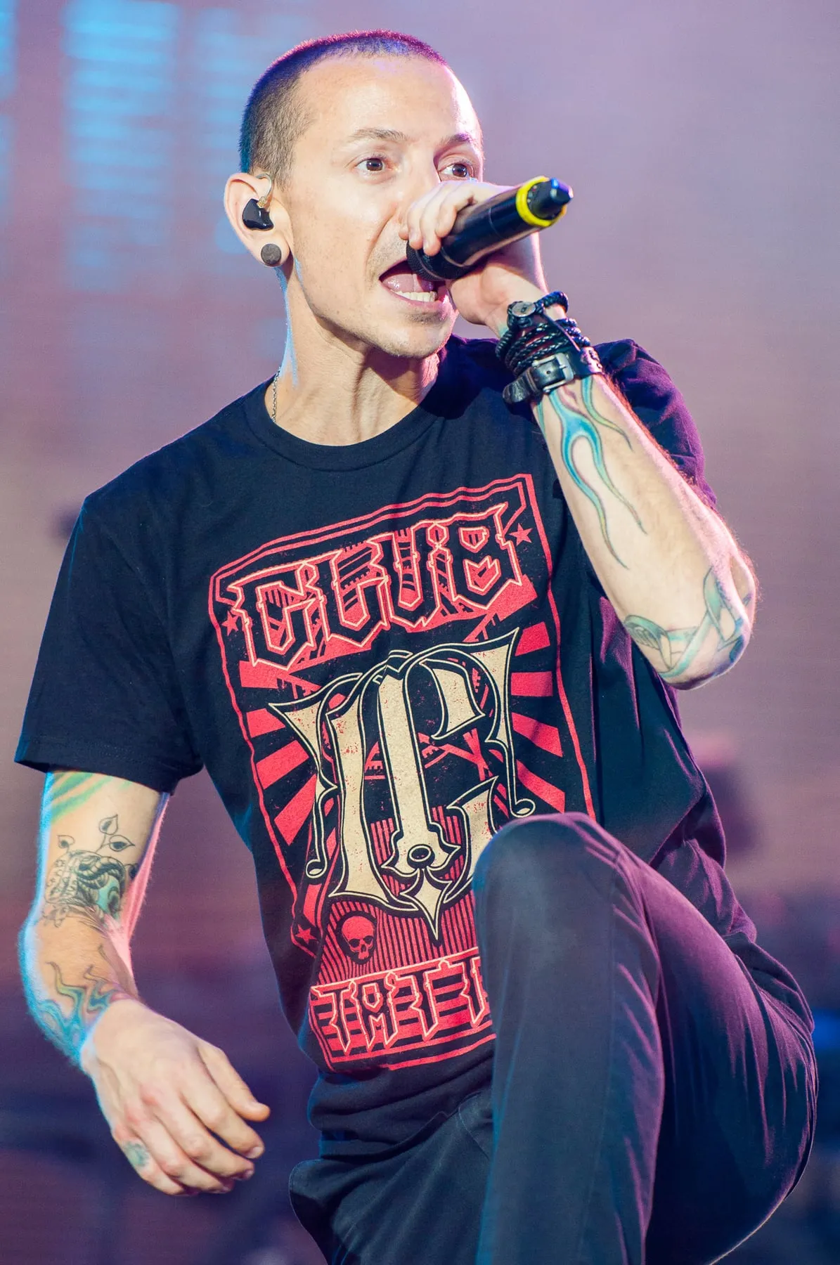 Chester Bennington band photograph