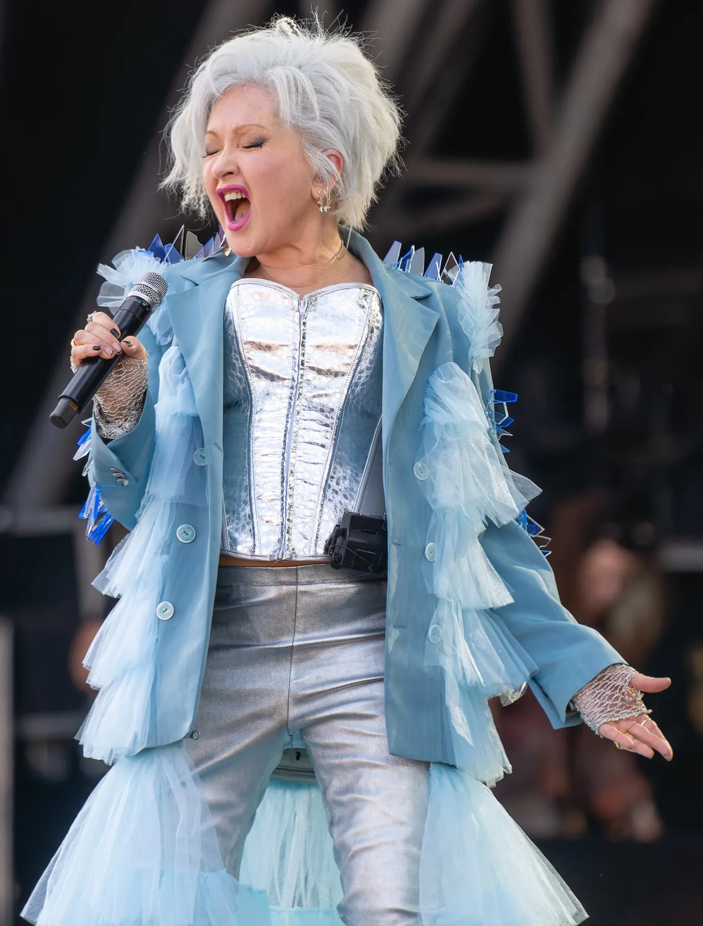 Cyndi Lauper band photograph