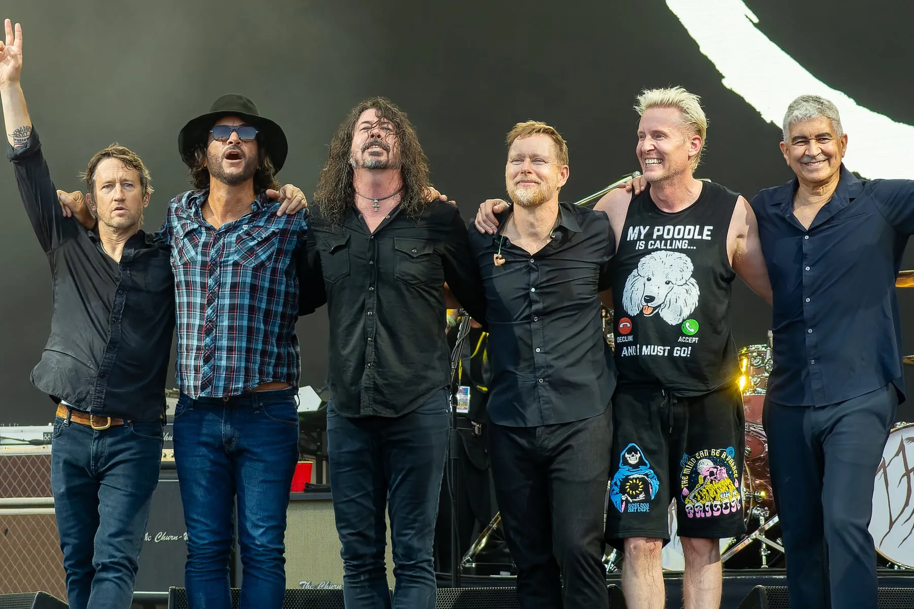 Foo Fighters band photograph