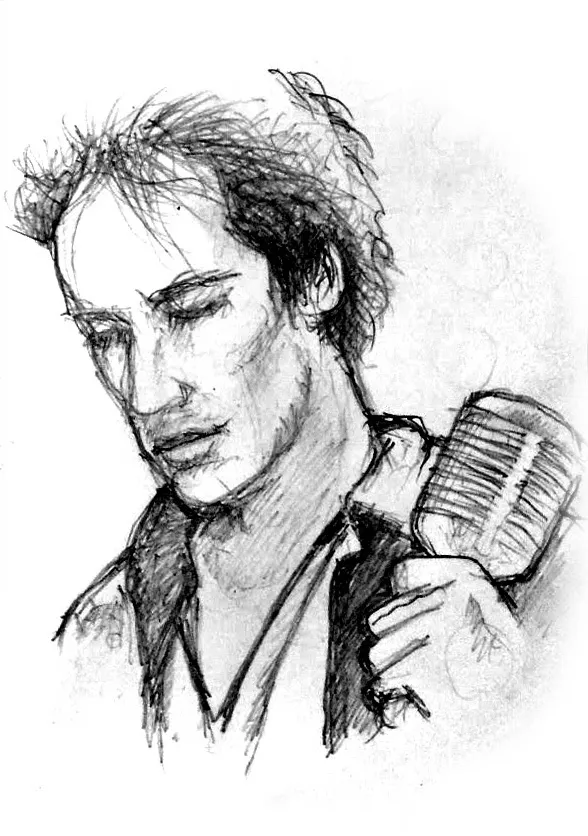 Jeff Buckley band photograph