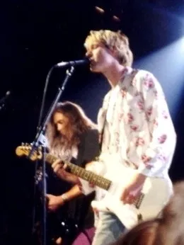 Kurt Cobain band photograph