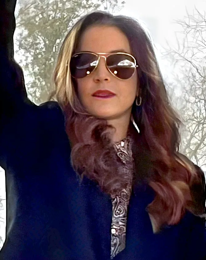 Lisa Marie Presley band photograph
