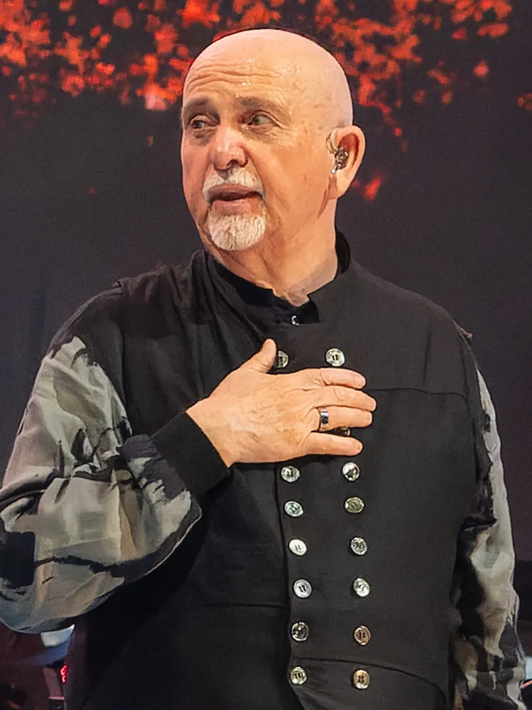 Peter Gabriel band photograph