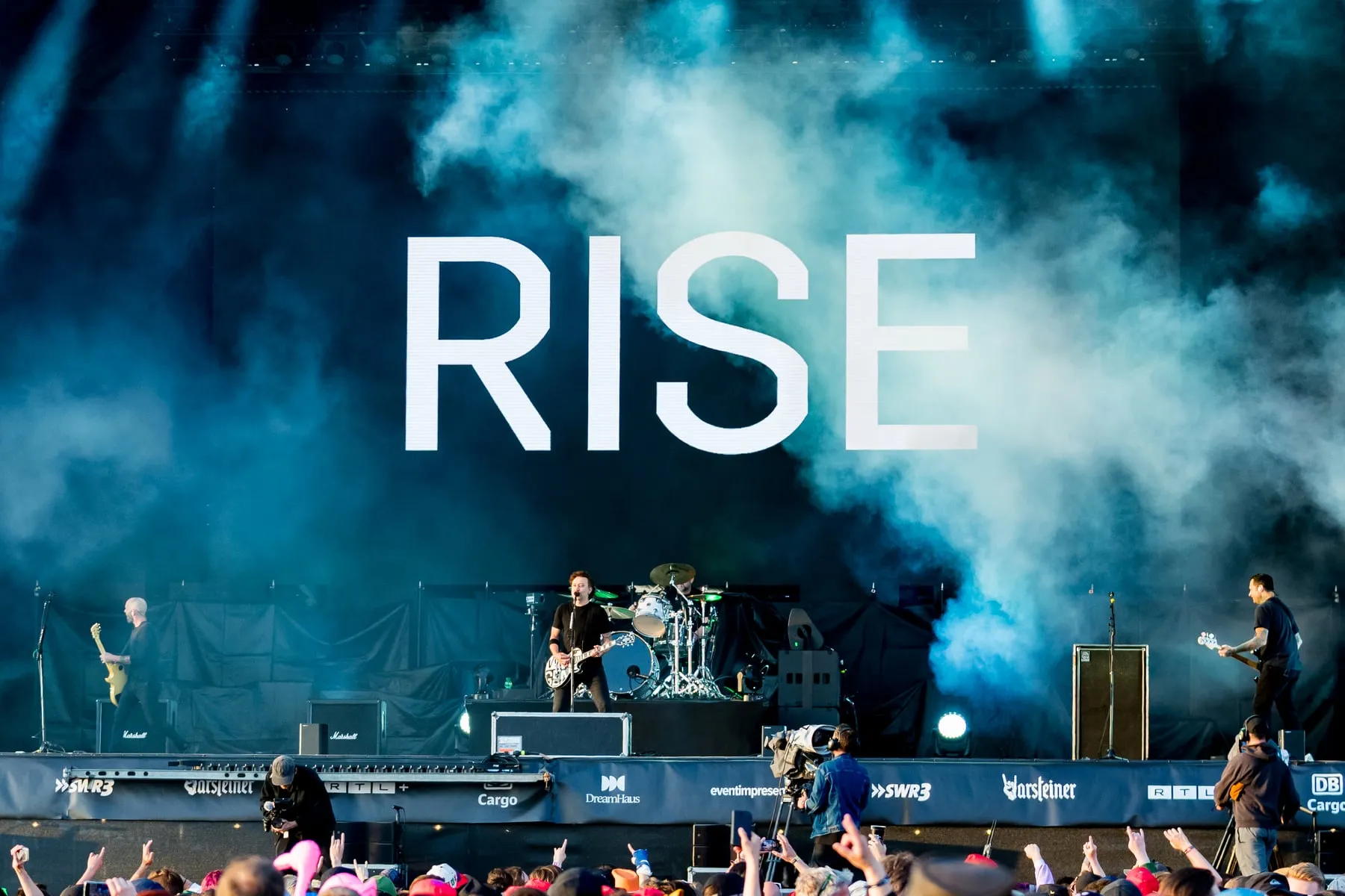 Rise Against band photograph