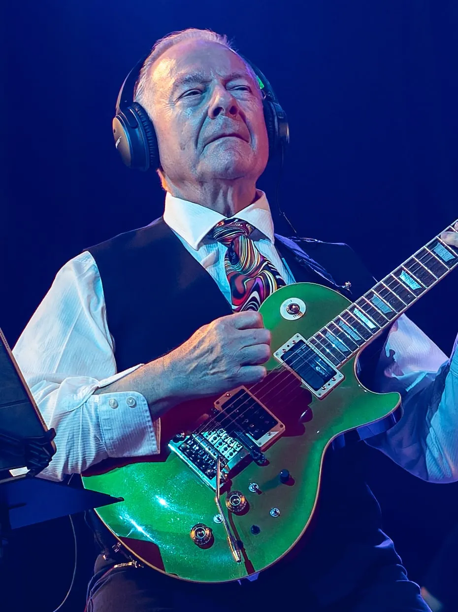 Robert Fripp band photograph