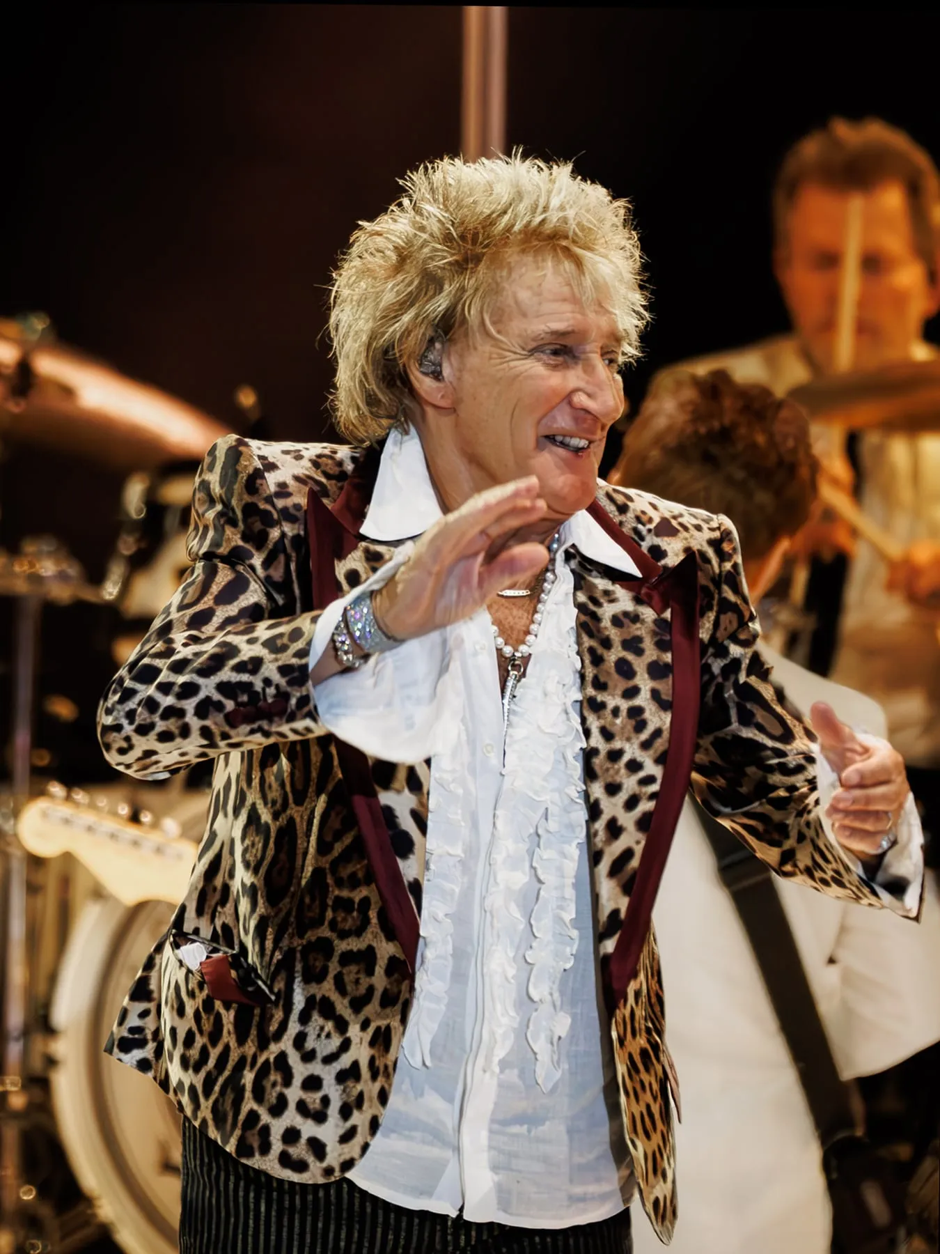 Rod Stewart band photograph
