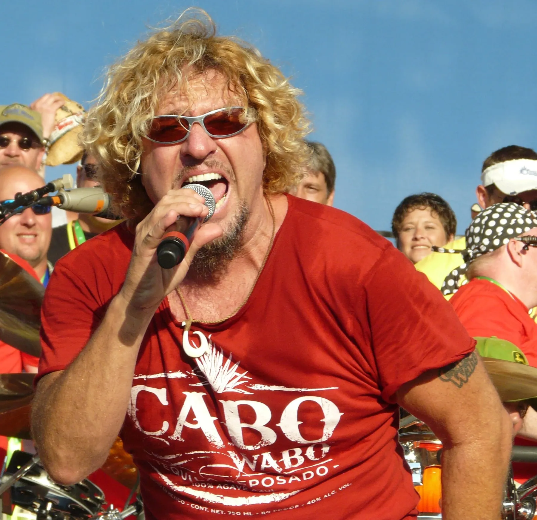 Sammy Hagar band photograph