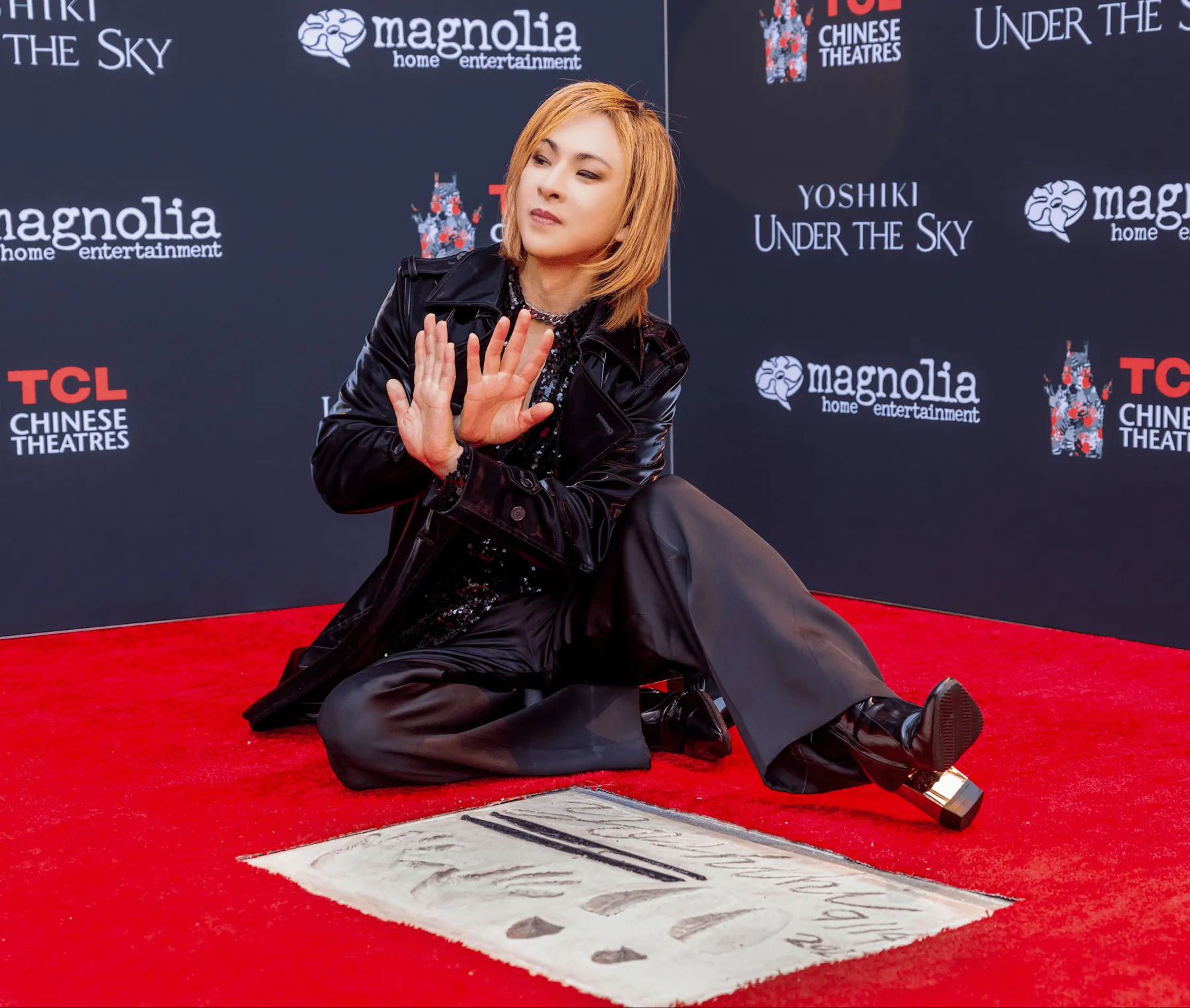 Yoshiki band photograph